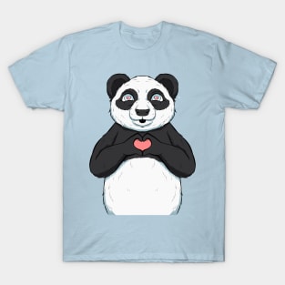 panda funny and loving T-Shirt